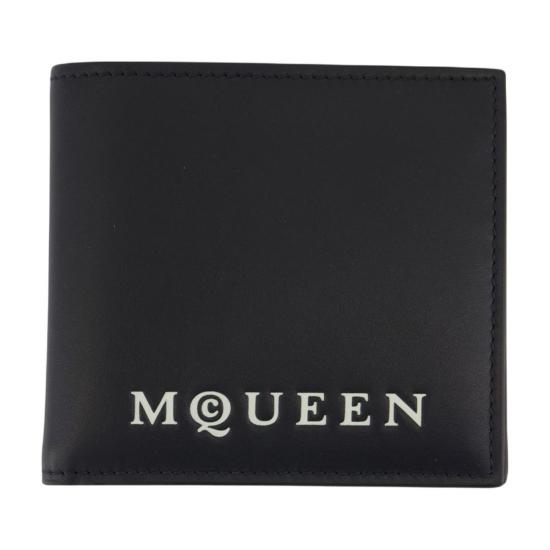  알렉산더 맥퀸 남성지갑 접이식 CC 카드 케이스 블랙 - ALEXANDER MCQUEEN