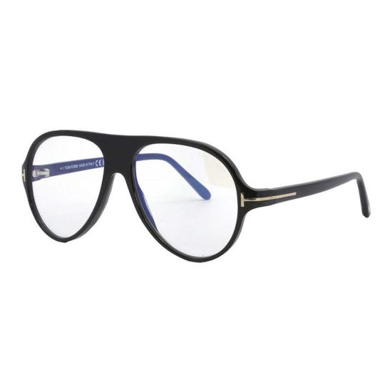  톰포드 선글라스 톰 포드 에비에이터 풀림 블루라이트 차단 안경 블랙 - TOMFORD