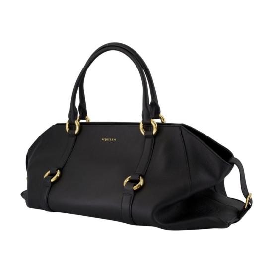  알렉산더 맥퀸 토트백 패링던 맥시 퍼스 블랙 - ALEXANDER MCQUEEN