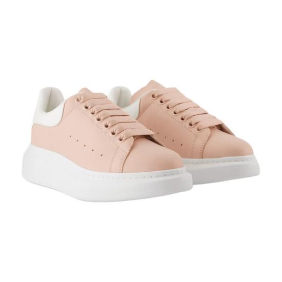  알렉산더 맥퀸 스니커즈 오버사이즈 송아지 가죽  핑크 - ALEXANDER MCQUEEN
