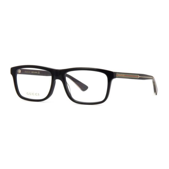  구찌 선글라스 GG0384 O001 직사각형 풀림 안경 블랙 - GUCCI