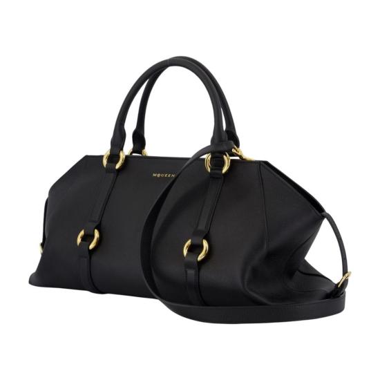  알렉산더 맥퀸 토트백 패링던 미디엄 퍼스 블랙 - ALEXANDER MCQUEEN
