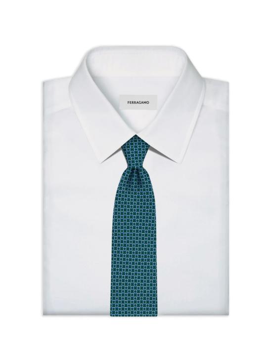 26FW 살바토레 페라가모 넥타이 794588 351445VERDE - SALVATORE FERRAGAMO