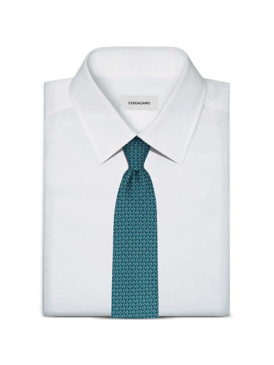 26FW 살바토레 페라가모 넥타이 794729 351455VERDE - SALVATORE FERRAGAMO