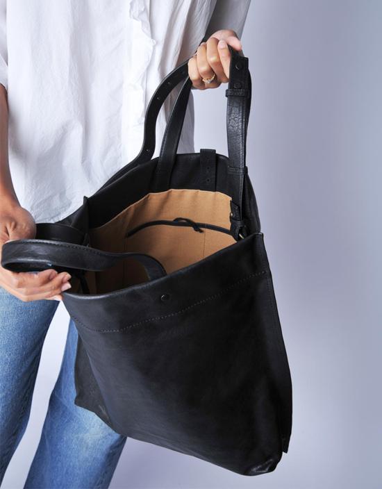  Lihann George 토트백 리한 조지 무광 가죽 자니 백 - OTHER BRANDS