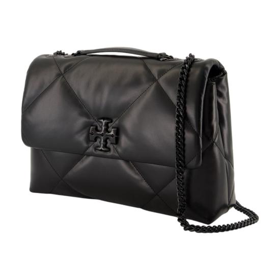  토리버치 크로스백 키라 다이아몬드 파우더 컨버터블 백 블랙 - TORY BURCH