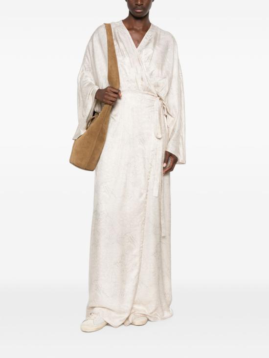 26FW 골든구스 롱 원피스 GWP02729 P00258115104 Bianco - GOLDEN GOOSE