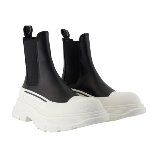  알렉산더 맥퀸 부츠 하이 러버 앵클 - ALEXANDER MCQUEEN
