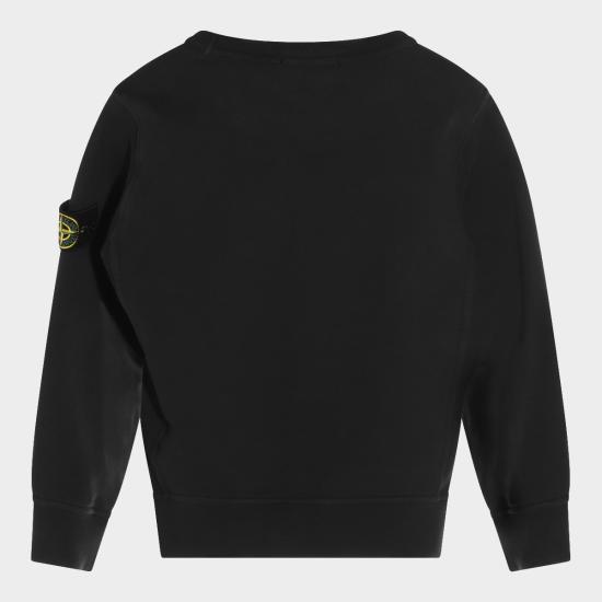 26FW [키즈] 스톤 아일랜드 캐시미어 니트 L2S166100001 S0A20V0029 Black - STONE ISLAND