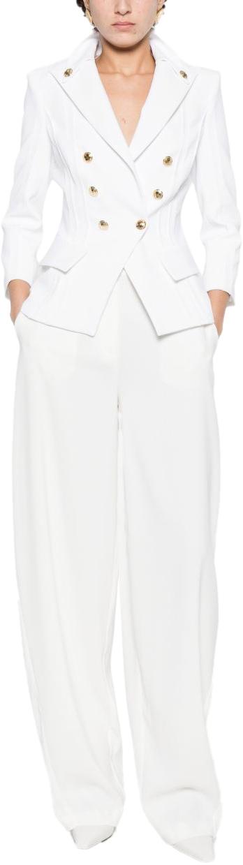 26SS 엘리자베타프랜치 스트레이트 팬츠 7498885 WHITE - ELISABETTA FRANCHI