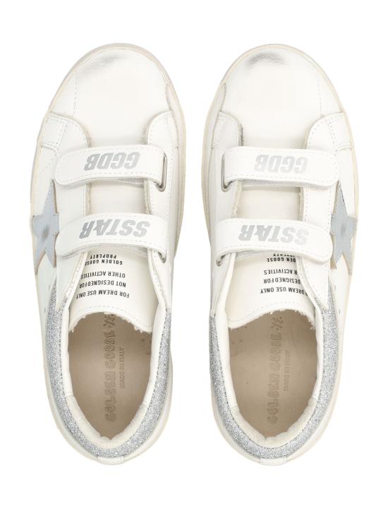 26FW [키즈] 골든구스 스니커즈 F01121F008642 10449 OPTIC WHITE SILVER - GOLDEN GOOSE