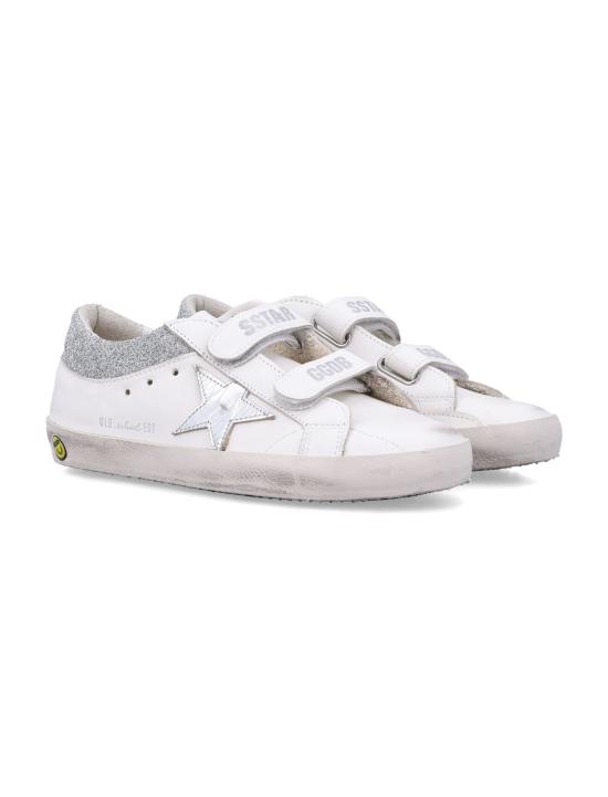 26FW [키즈] 골든구스 스니커즈 F01121F008642 10449 OPTIC WHITE SILVER - GOLDEN GOOSE