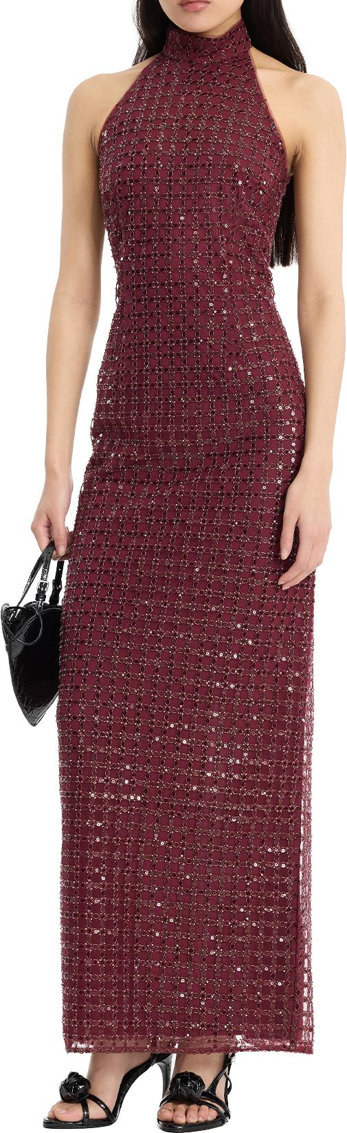 26FW 로테이트 롱 원피스 1162922734BCR14872734 MAROON - ROTATE