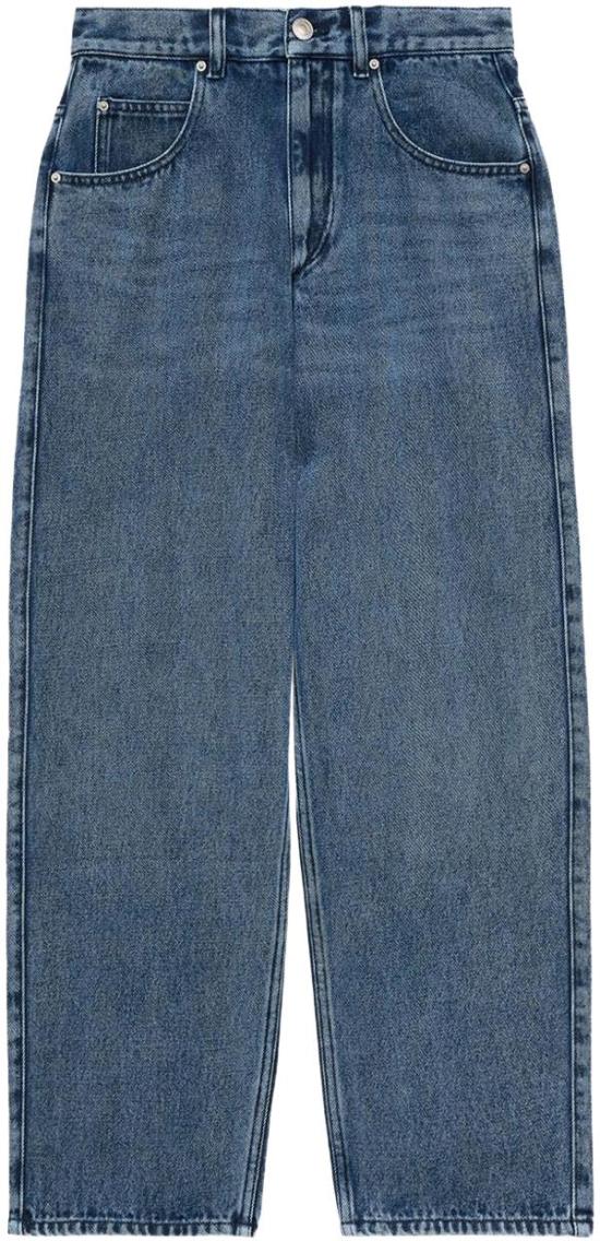 26SS 이자벨마랑 제니 플로잉 데님 진 PA0590FAB1H07I BLUE