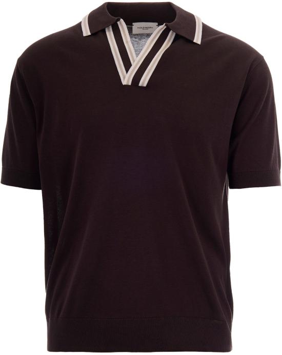 26SS 파올로 페코라 폴로 티셔츠 8297405 BROWN