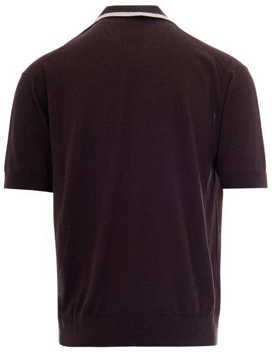 26SS 파올로 페코라 폴로 티셔츠 8297405 BROWN - PAOLO PECORA