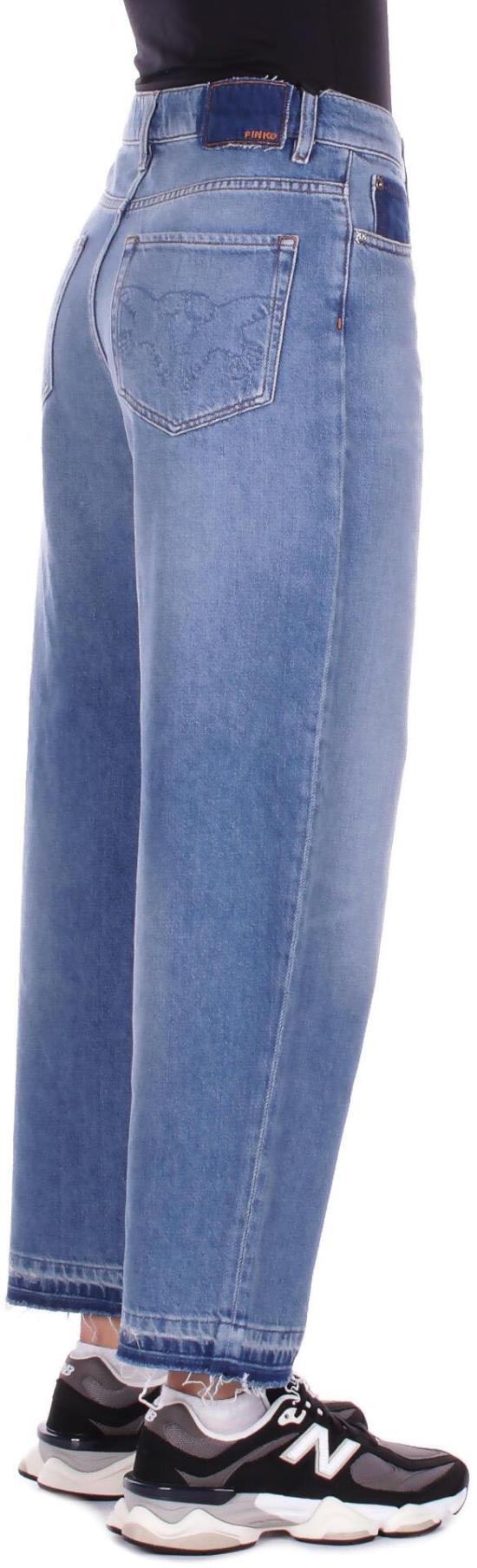26SS 핑코 데님 팬츠 103857A341PJF BLUE - PINKO
