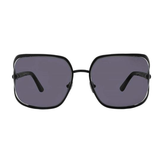  톰포드 안경 FT109201 스퀘어 세미림 선글라스 블랙 - TOMFORD
