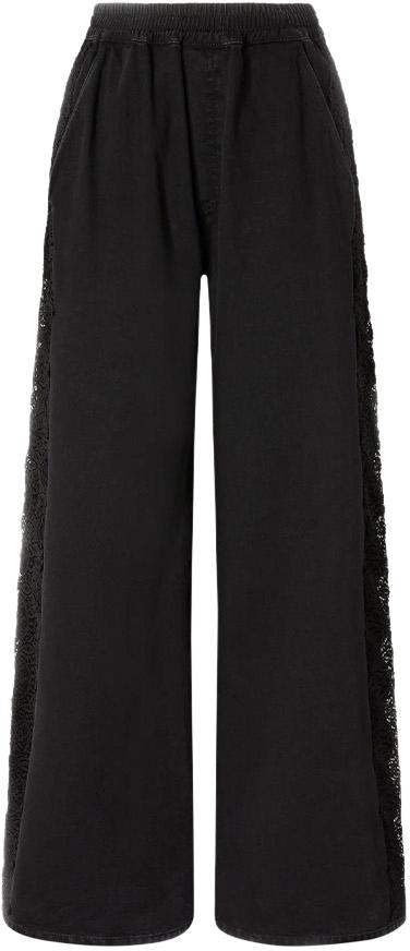 26SS 핑코 스트레이트 팬츠 106422A33UZ99 BLACK