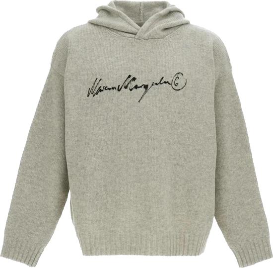 26FW 마르지엘라 후드 티셔츠 7682916 LICHTGREY