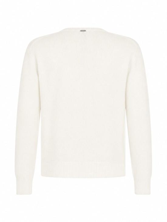 25FW 에르노 긴팔 티셔츠 15552572916052 WHITE - HERNO