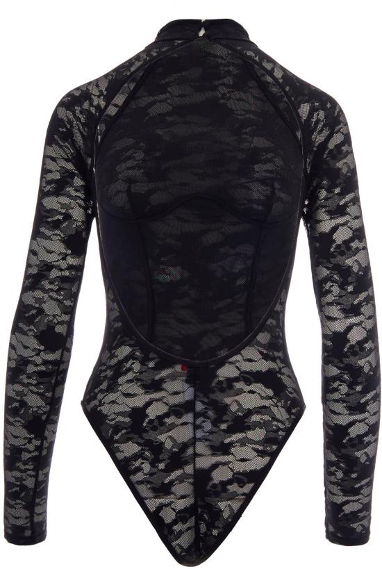 26FW 디젤 바디수트 티셔츠 8146259 BLACK - DIESEL