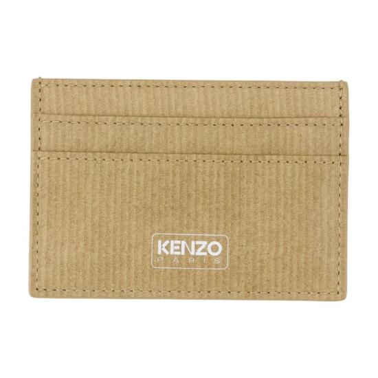  겐조 카드지갑 가죽 카드 케이스 베이지 - KENZO