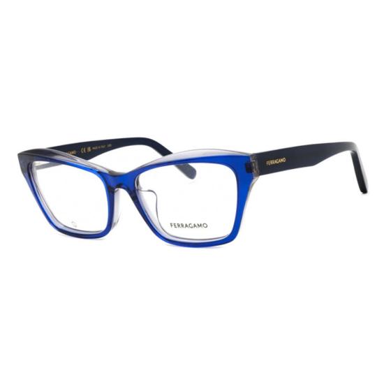  살바토레 페라가모 안경 페라가모 캣아이 풀림  Sf2951 LB435 그레이 - SALVATORE FERRAGAMO
