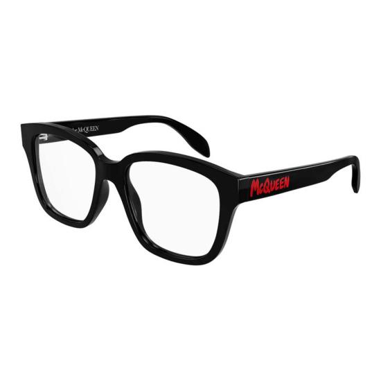  알렉산더 맥퀸 선글라스 스퀘어 풀림 안경 AM0333 O002 블랙 - ALEXANDER MCQUEEN