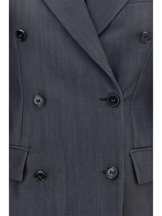 26FW 발렌시아가 더블 브레스티드 테일러드 자켓 872296 TUT444100 Dark navy - BALENCIAGA