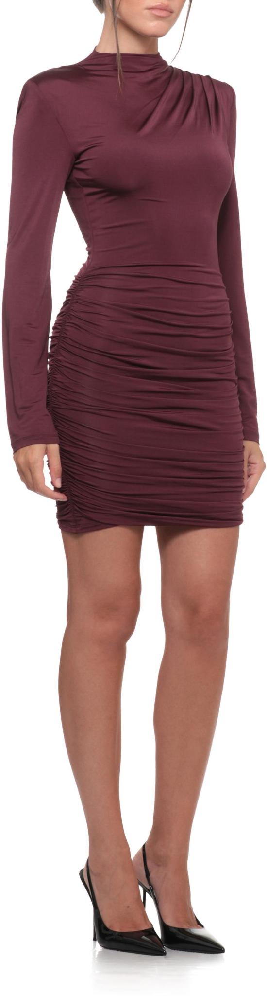26FW 로테이트 미디 원피스 11617626942694 MAROON - ROTATE
