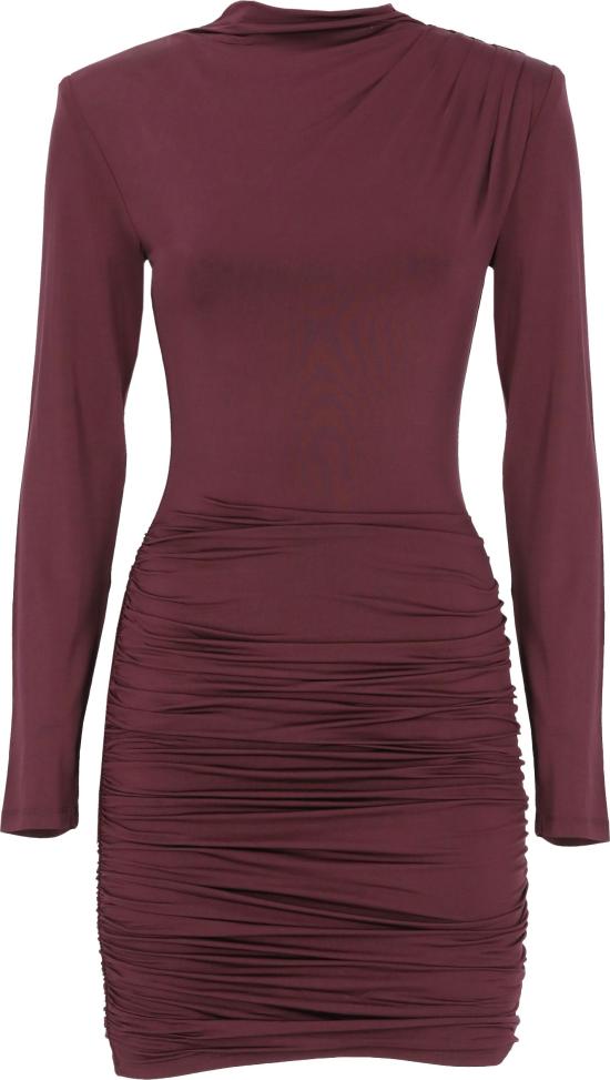 26FW 로테이트 미디 원피스 11617626942694 MAROON