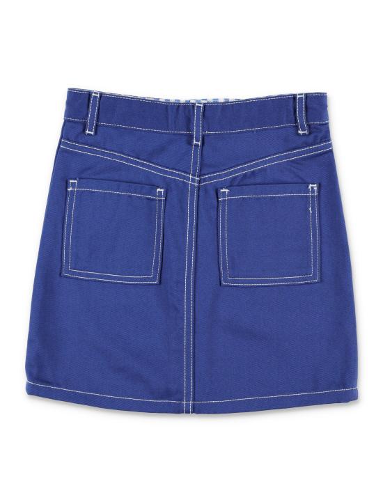 26SS [키즈] 메종키츠네 스커트 S06GSKW00012 0534 Blu - MAISON KITSUNE