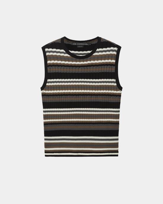 26SS 앤더슨벨 민소매 티셔츠 atb1534m BLACK GREY BROWN DOM