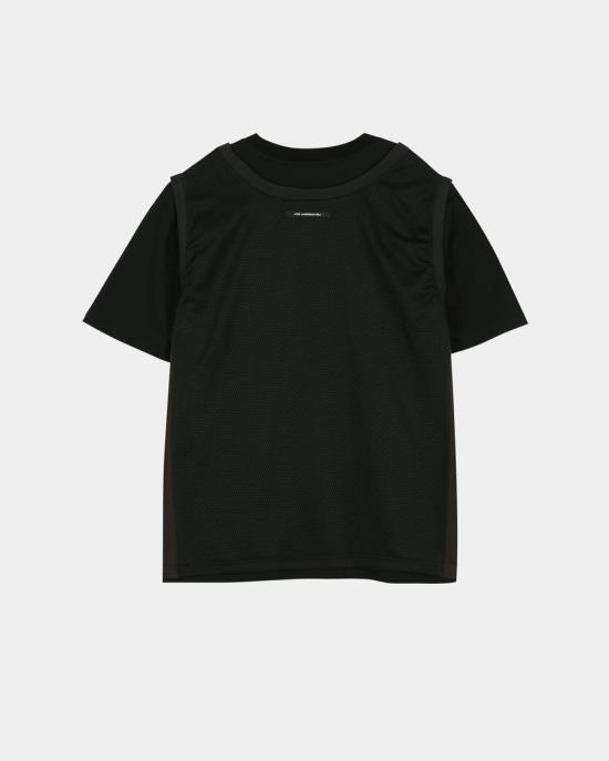 26SS 앤더슨벨 반팔 티셔츠 atb1429m BLACK BROWN DOM - ANDERSSON BELL