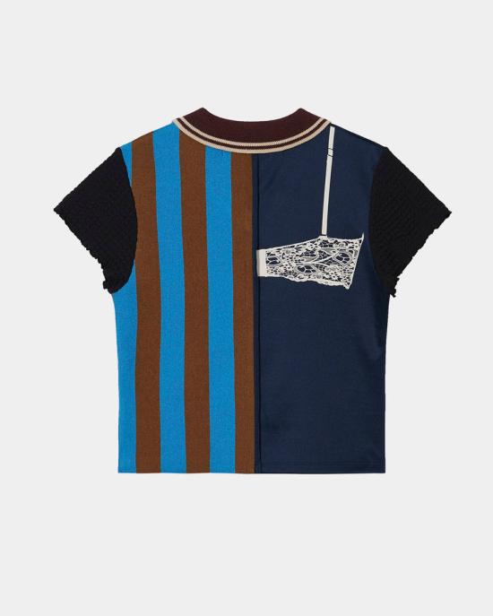 26SS 앤더슨벨 반팔 티셔츠 atb1558w NAVY BLUE DOM - ANDERSSON BELL