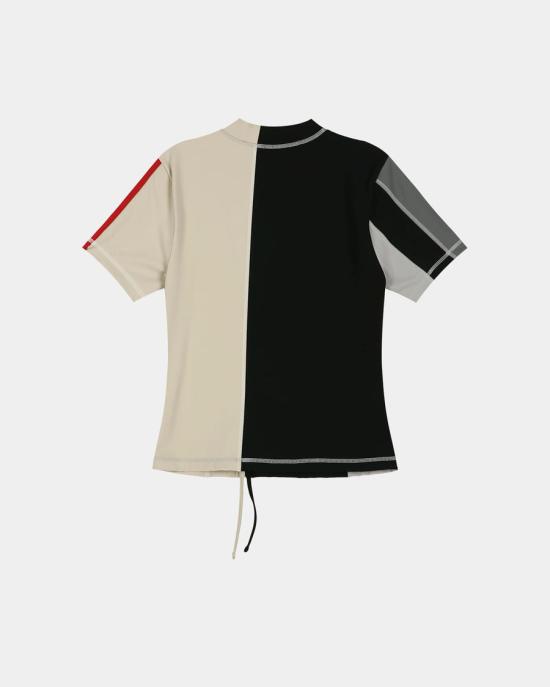26SS 앤더슨벨 반팔 티셔츠 atb1468w BLACK BEIGE DOM - ANDERSSON BELL
