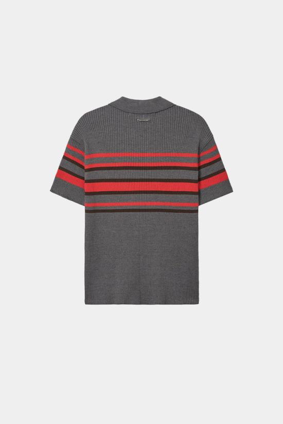 26SS 앤더슨벨 폴로 티셔츠 atb1532m GREY RED DOM - ANDERSSON BELL