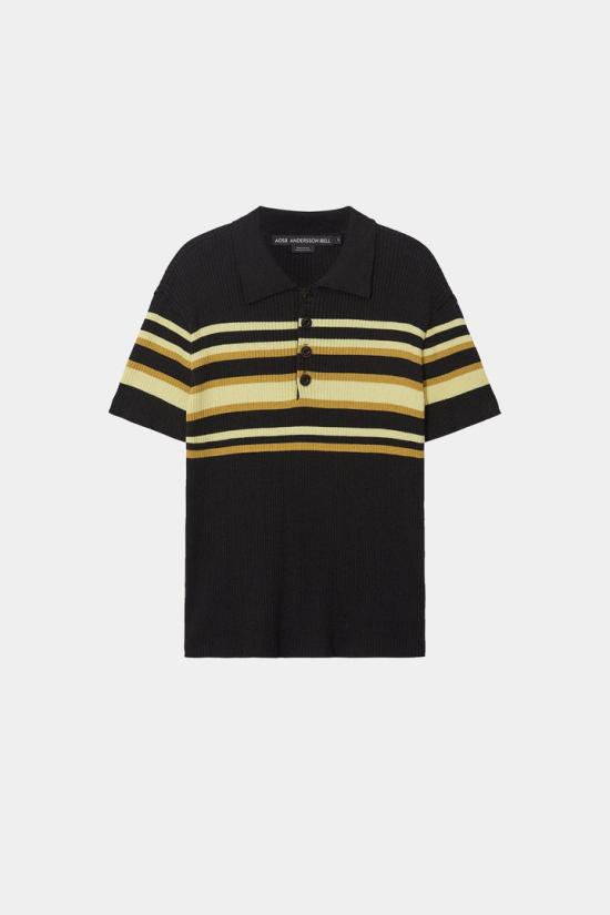 26SS 앤더슨벨 폴로 티셔츠 atb1532m BLACK LEMON DOM
