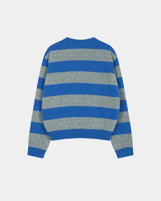 26SS 앤더슨벨 스웨터 atb1621w BLUE GREY DOM - ANDERSSON BELL