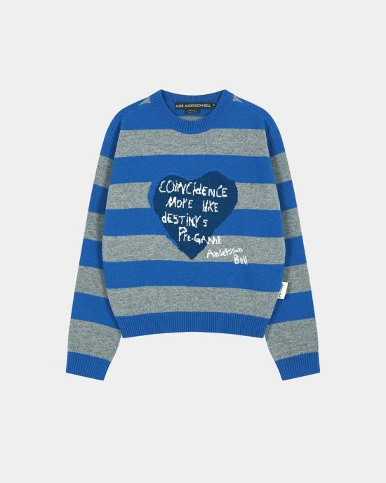 26SS 앤더슨벨 스웨터 atb1621w BLUE GREY DOM