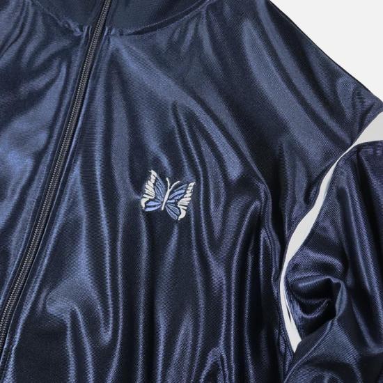 26SS 니들스 후드 티셔츠 SX217 NAVY DOM - NEEDLES