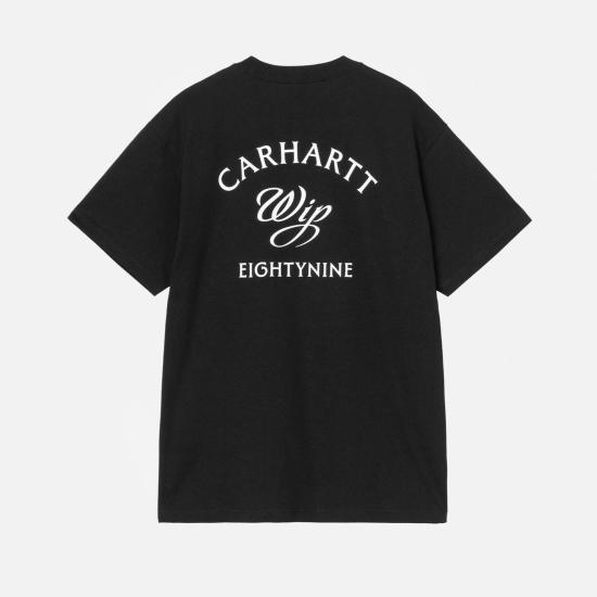 26SS 칼하트 WIP 숏슬리브 에이티나인 티셔츠 I036205 89XX BLACK DOM - CARHARTT WIP