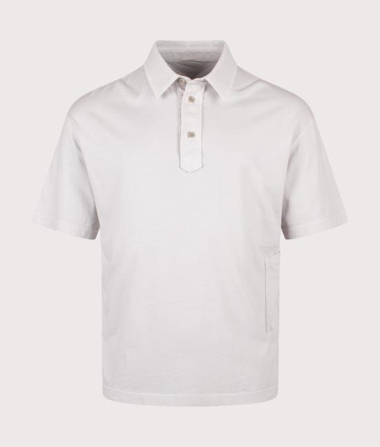 26SS 텐 씨 폴로 티셔츠 26CTCUT02006 F07539 906 LIGHT GREY DOM