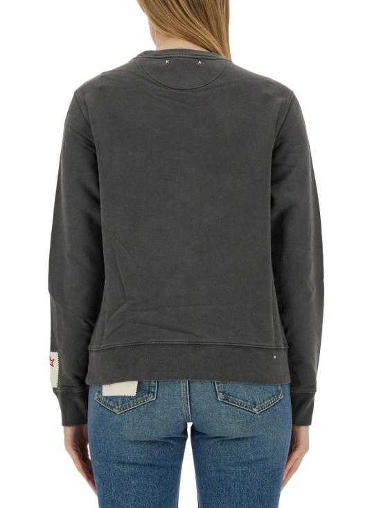 26FW 골든구스 크리스탈 스웨트셔츠 GWP01223P000672 60318 ANTHRACITE - GOLDEN GOOSE