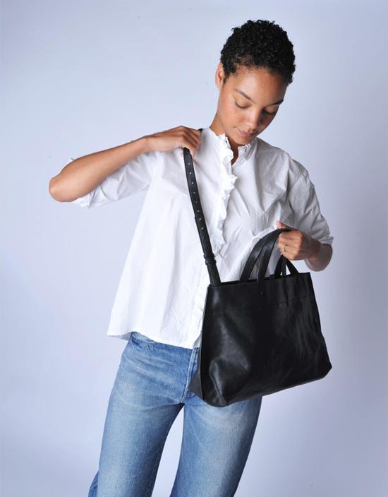  Lihann George 숄더백 리한 조지 무광 가죽 엘리 백 - OTHER BRANDS