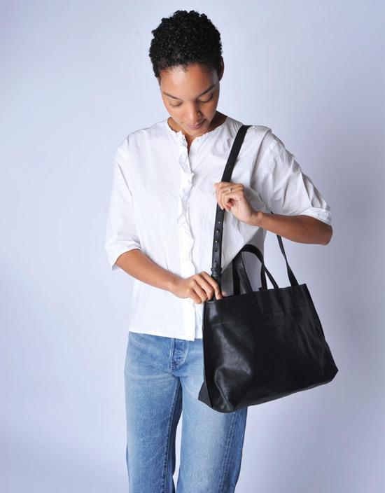  Lihann George 숄더백 리한 조지 무광 가죽 엘리 백 - OTHER BRANDS