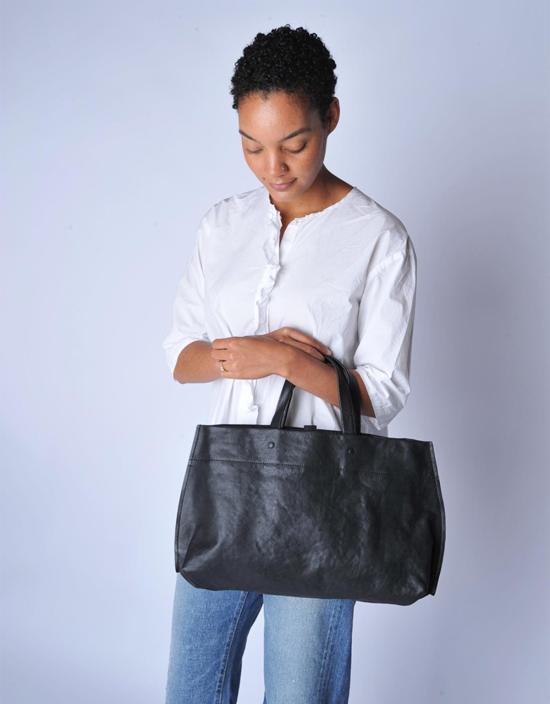  Lihann George 숄더백 리한 조지 무광 가죽 엘리 백 - OTHER BRANDS
