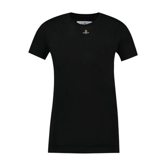 26FW 비비안웨스트우드 PERU 페루 ORB 반팔 티셔츠 3G010017 J00BL N401 black