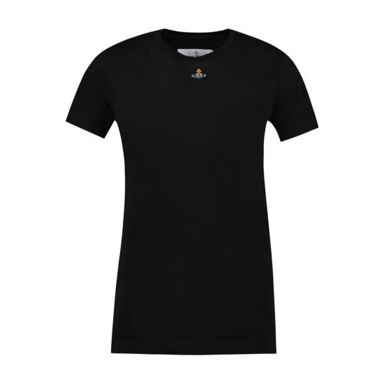 26FW 비비안웨스트우드 PERU 페루 ORB 반팔 티셔츠 3G010017 J00BL N401 black